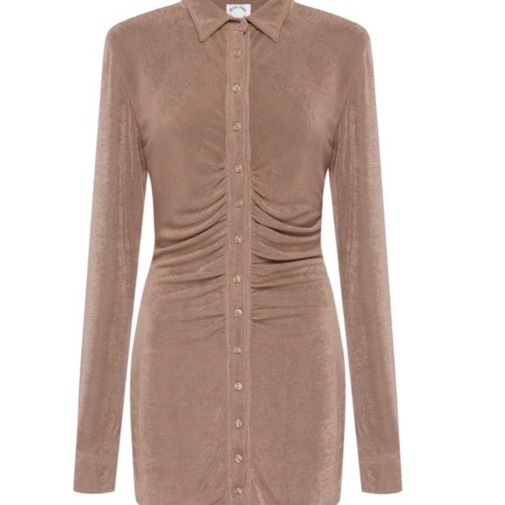 With Jean Andy Dress - Latte